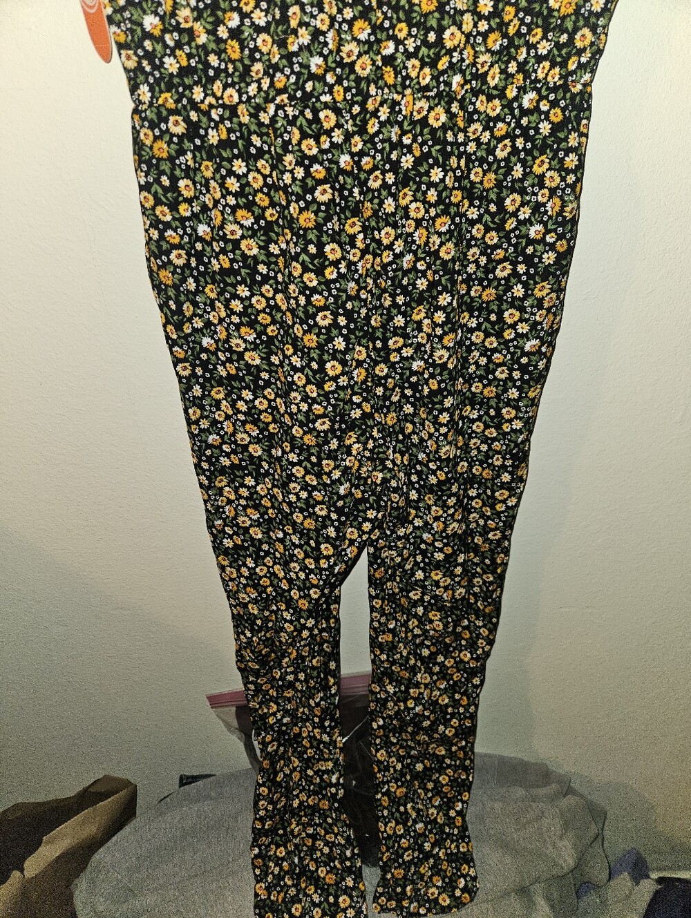 Wonder Nation Girls Floral Print Jumpsuit Size 14-16 - Picture 9 of 11